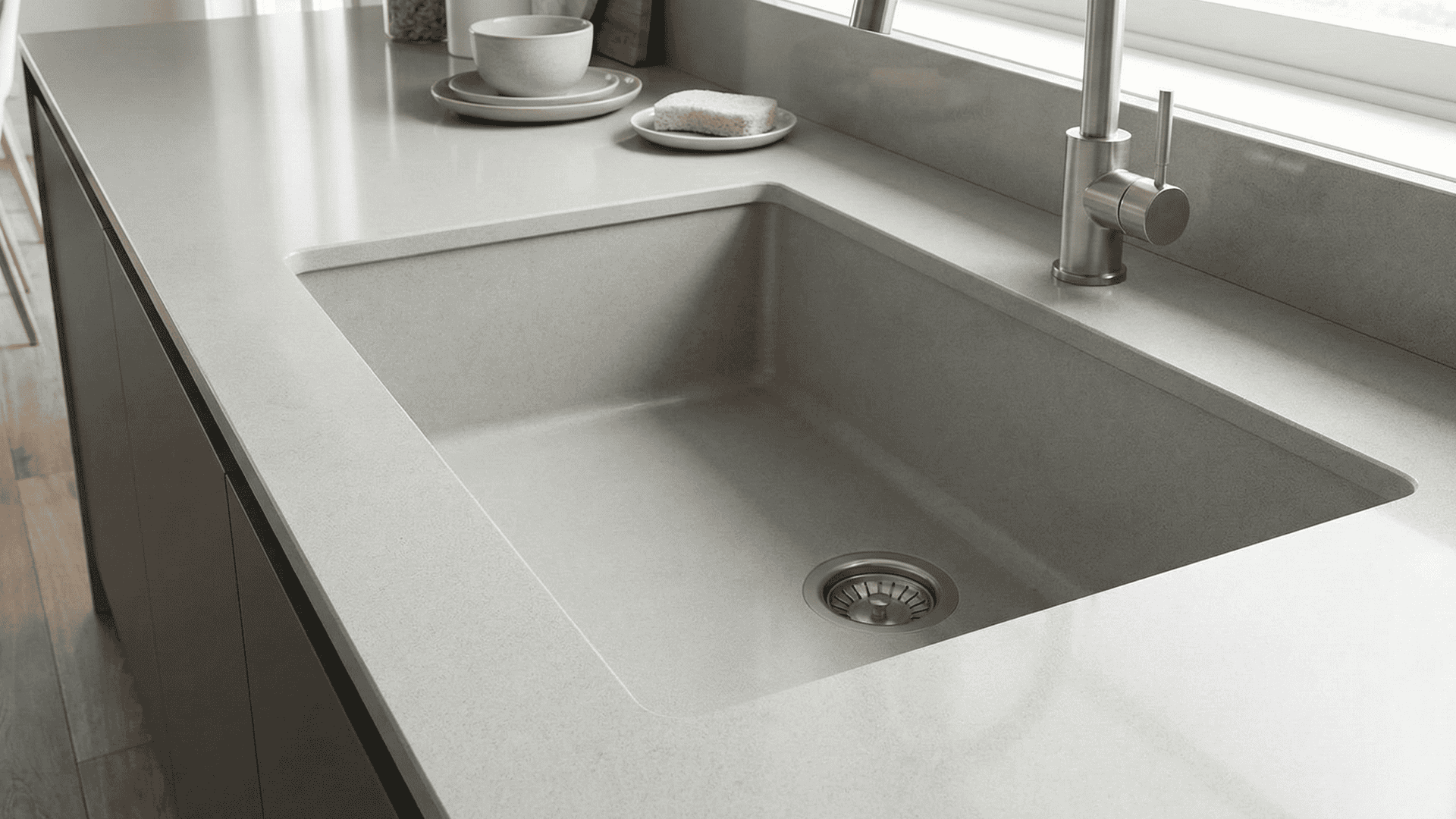 Integrated Sinks with Seamless Countertops